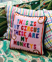 My Circus Needlepoint Pillow