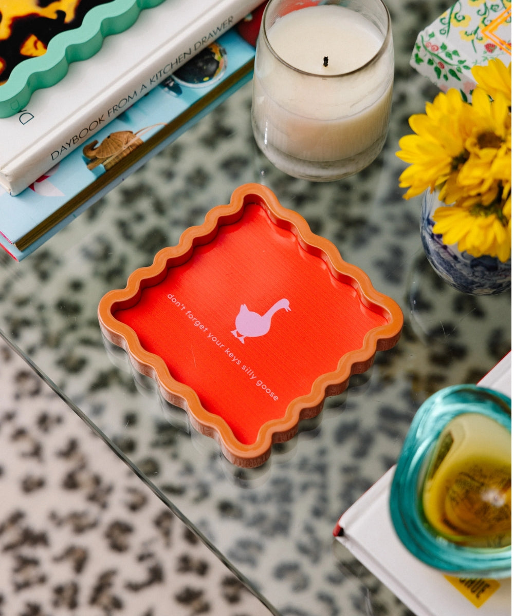 Silly Goose Lacquer Tray