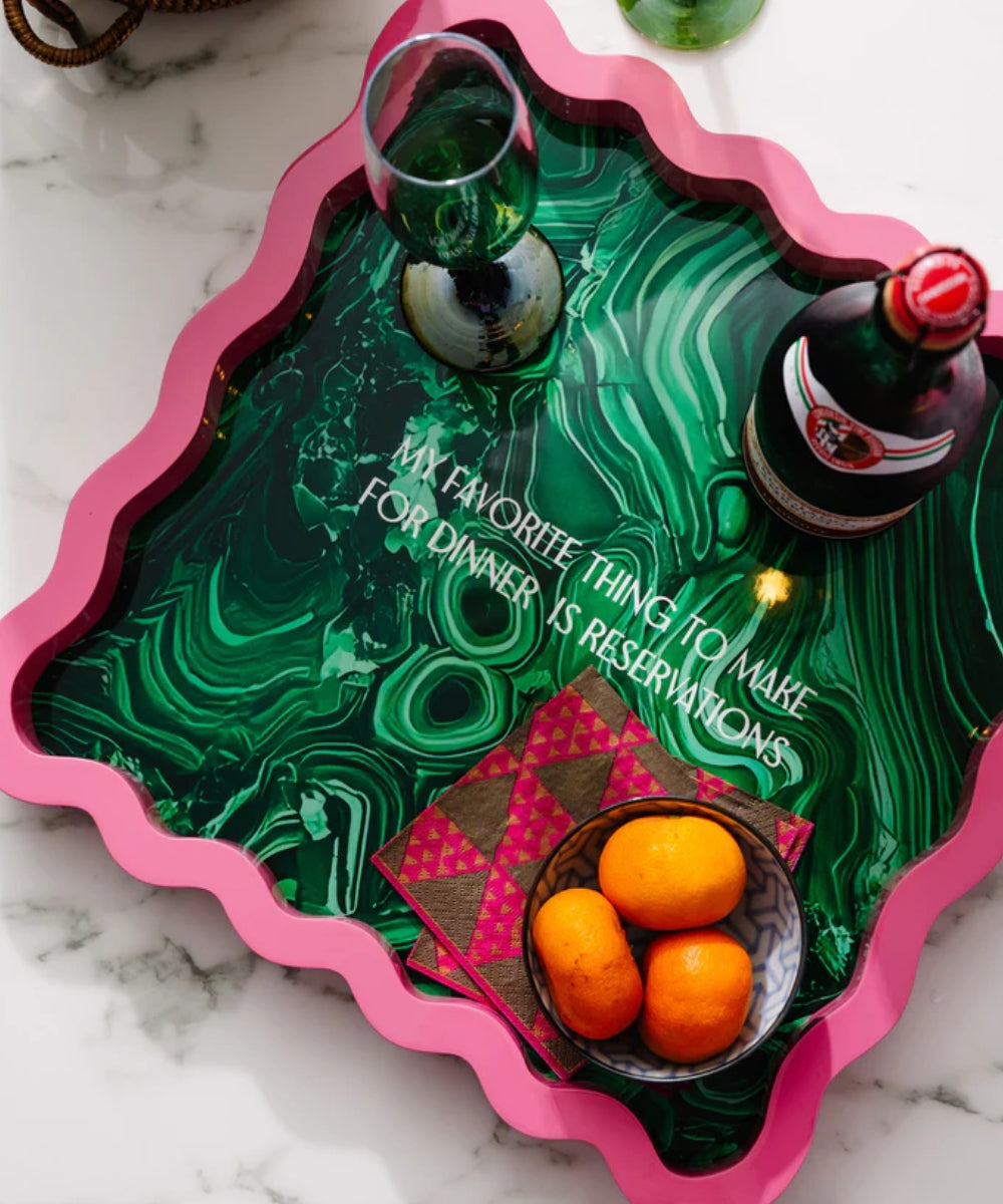 Reservations Large Lacquer Tray