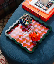 Leave By Nine Large Lacquer Tray