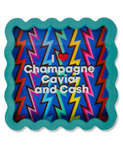 Champagne Caviar Lacquer tray