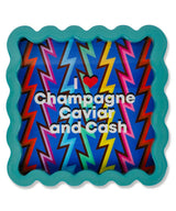 Champagne Caviar Lacquer tray