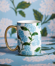 Hydrangea Porcelain Mug