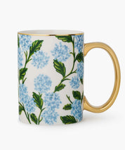 Hydrangea Porcelain Mug