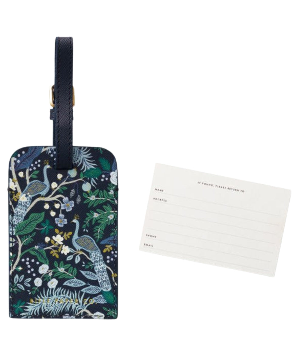 Peacock - Luggage Tag