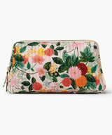 Dahlia - Quilted Large Cosmetic Pouch