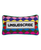 Unsubscribe Needlepoint Pillow