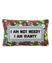 Not Needy Needlepoint Pillow