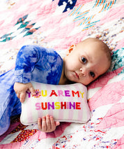 You Are My Sunshine Mini Needlepoint Pillow