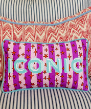Iconic Needlepoint Pillow