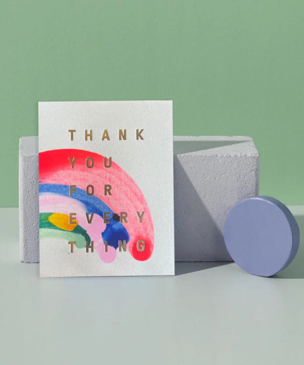 Boxed Set Rainbow Thank You Card